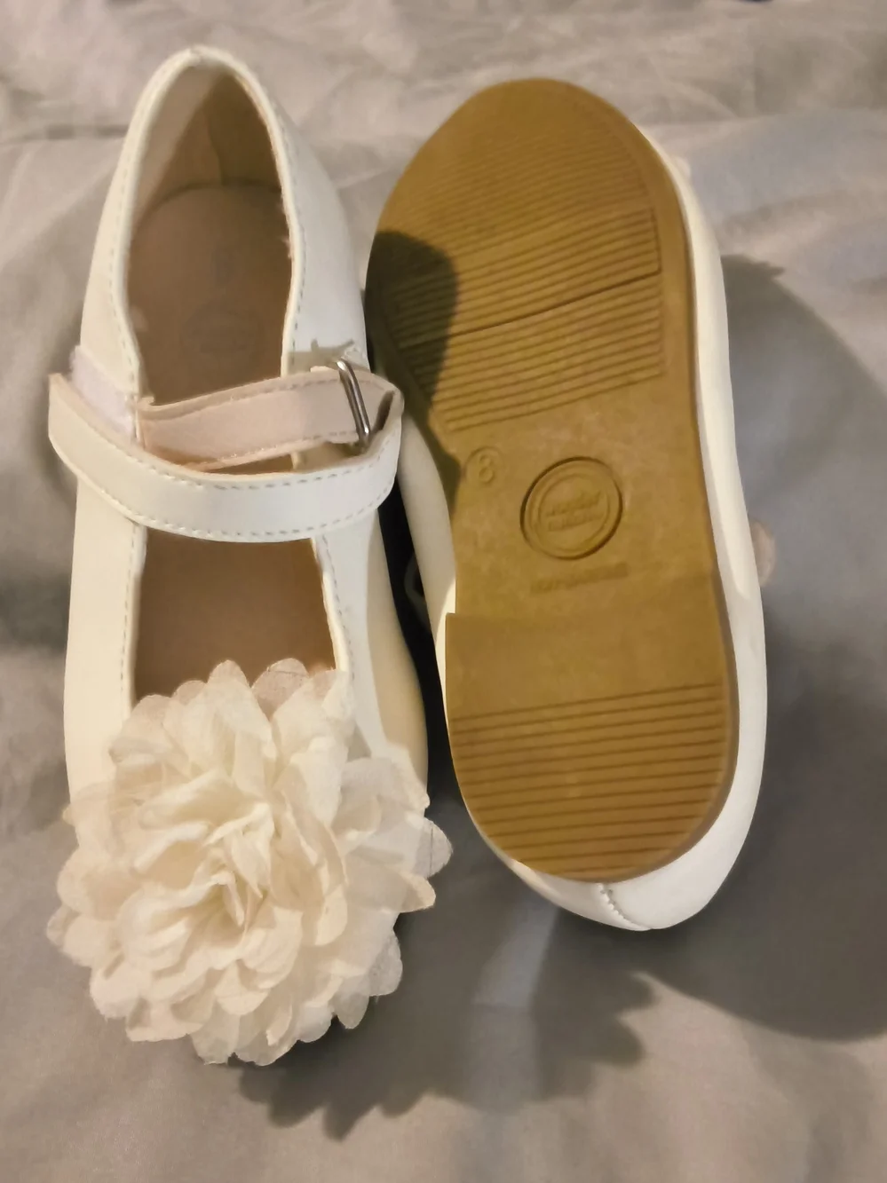 wonder nation Cream Floral Mary Jane Dress Shoes